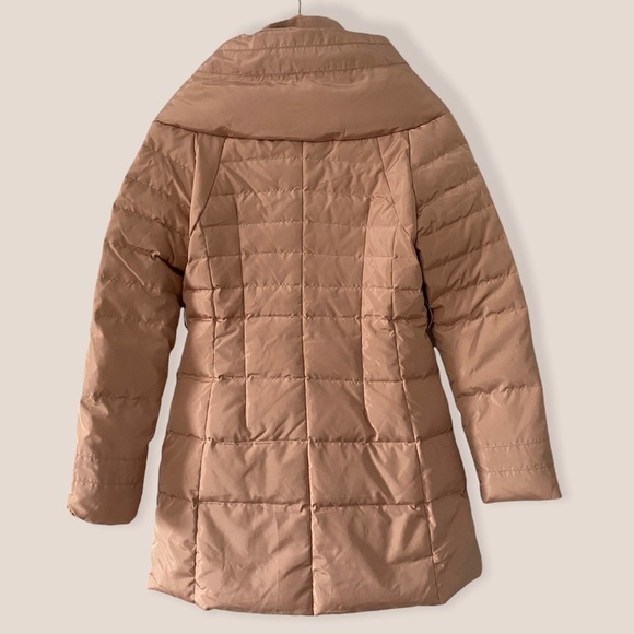 LA Chapelle Rose Pink Puffer Coat - Picture 4 of 8